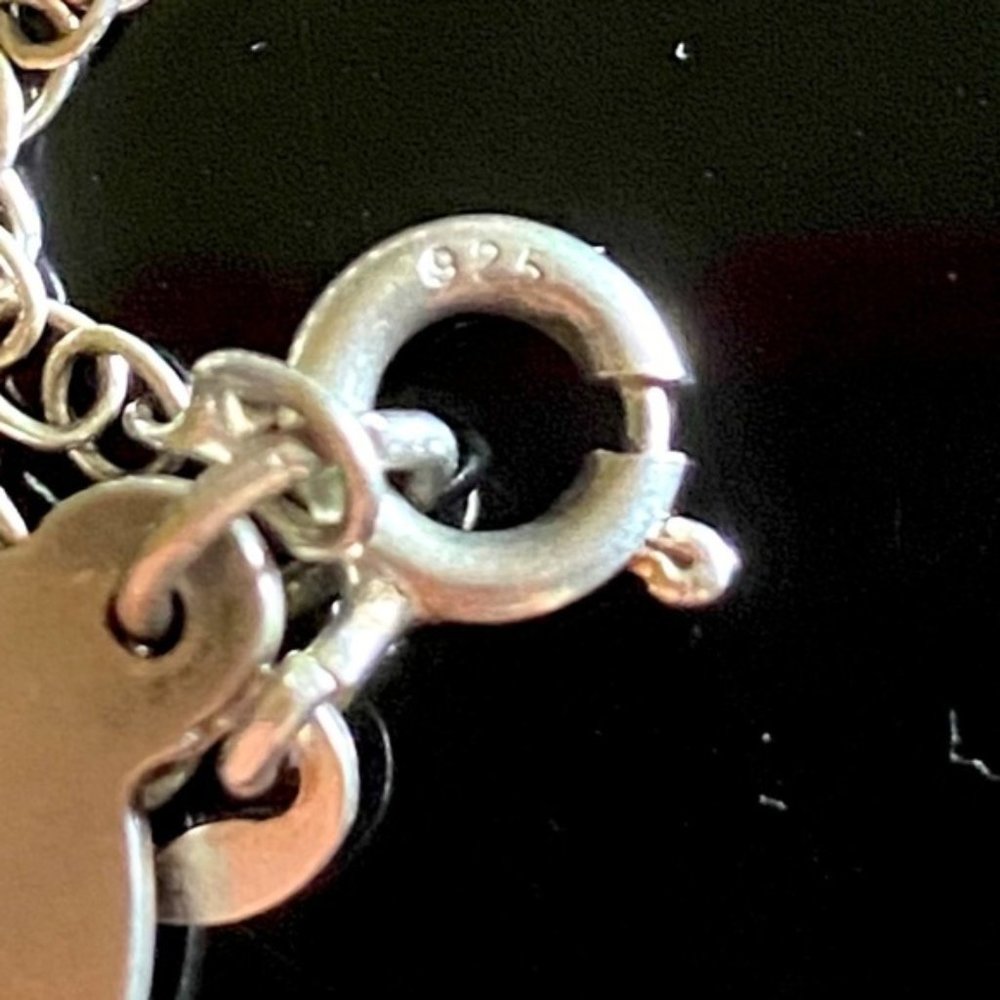 Vtg Sterling Silver 925 Scorpio Charm Anklet or Large bracelet Zodiac - Picture 3 of 4